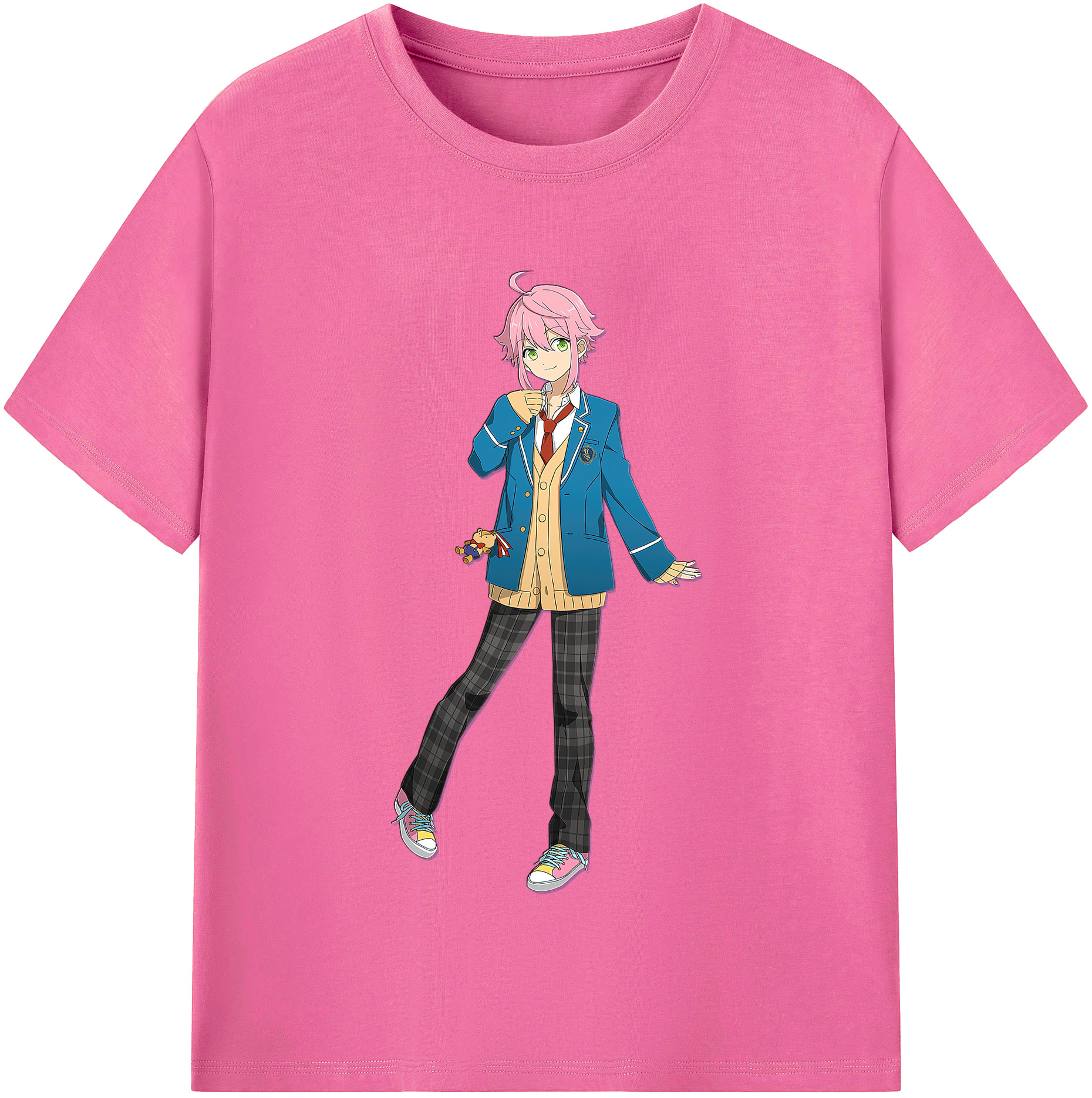 （画像用） あんさんぶるスターズ! Ensemble Stars レディースカジュアルプリントTシャツ（綿100％）